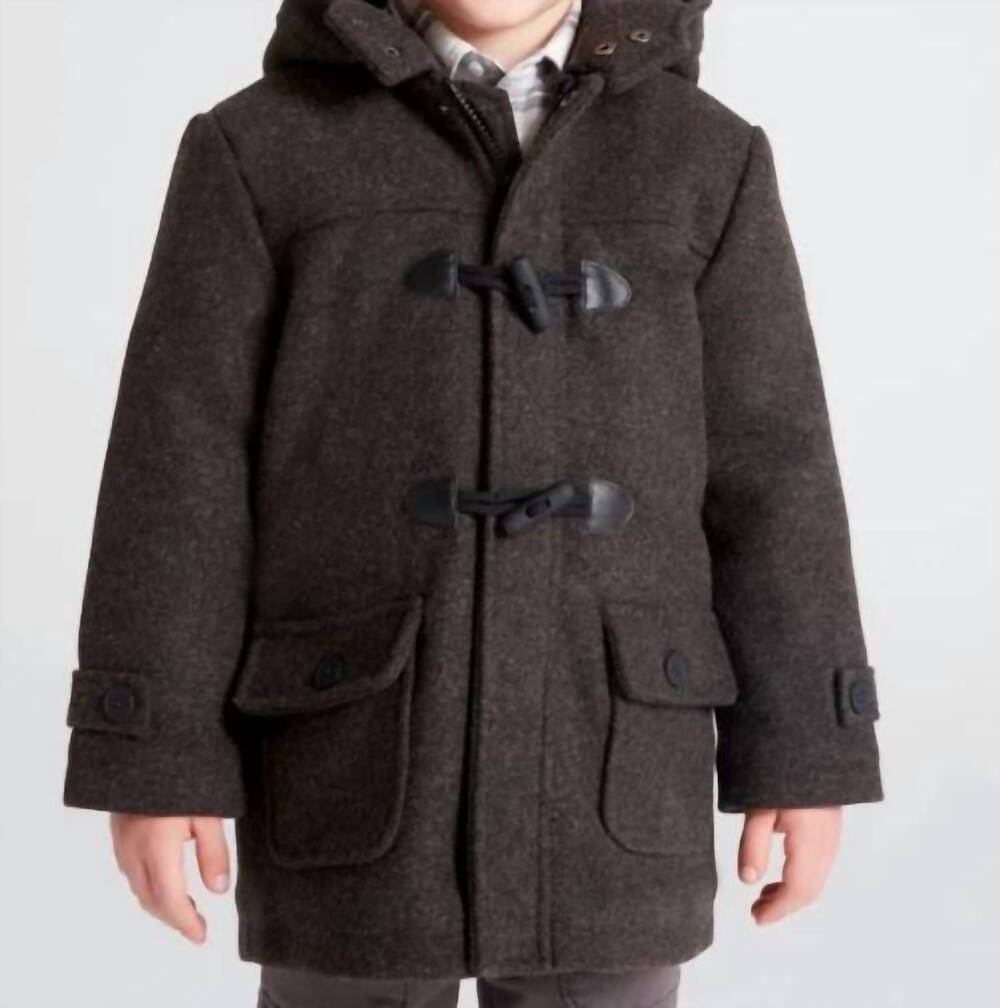 NEW MAYORAL boys trench coat in dark gray